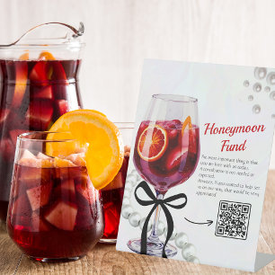 Signe De Table Sangria & Sass Honeymoon Fund