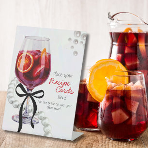 Signe De Table Sangria & Sass "Recette Cartes ici