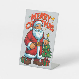 Signe De Table  Santa Claus Christmas 