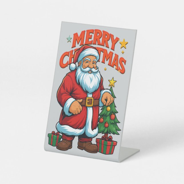 Signe De Table  Santa Claus Christmas  (Recto)