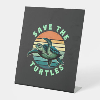 Signe De Table Sauvez Les Tortues Animal Tortue Amateur D'animaux