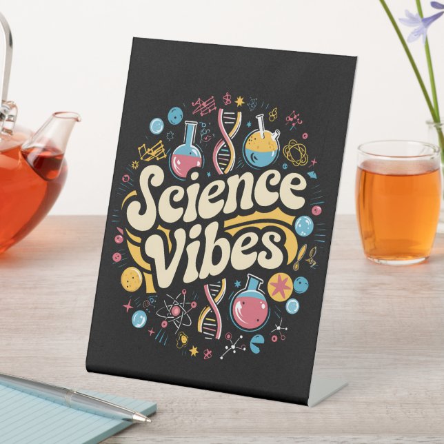 Signe De Table Science Vibes Groovy Première Journée de Rentree S (In SItu)