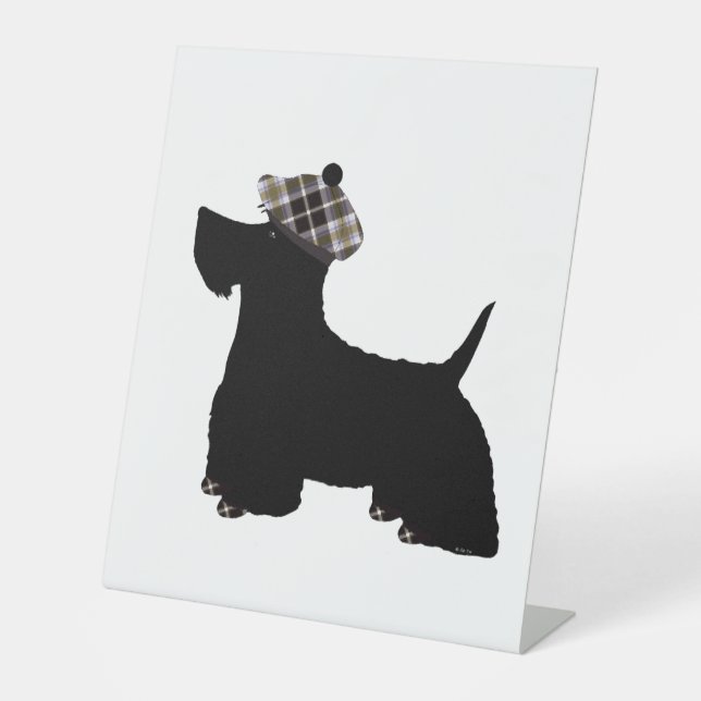 Signe De Table Scottish Terrier (Recto)