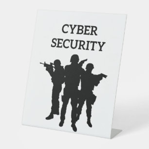 Signe De Table Sécurité informatique : l'équipe de défense numéri