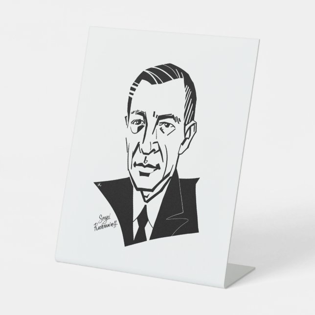 Signe De Table Sergei Rachmaninoff (Recto)