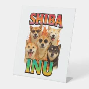 Signe De Table Shiba Inu