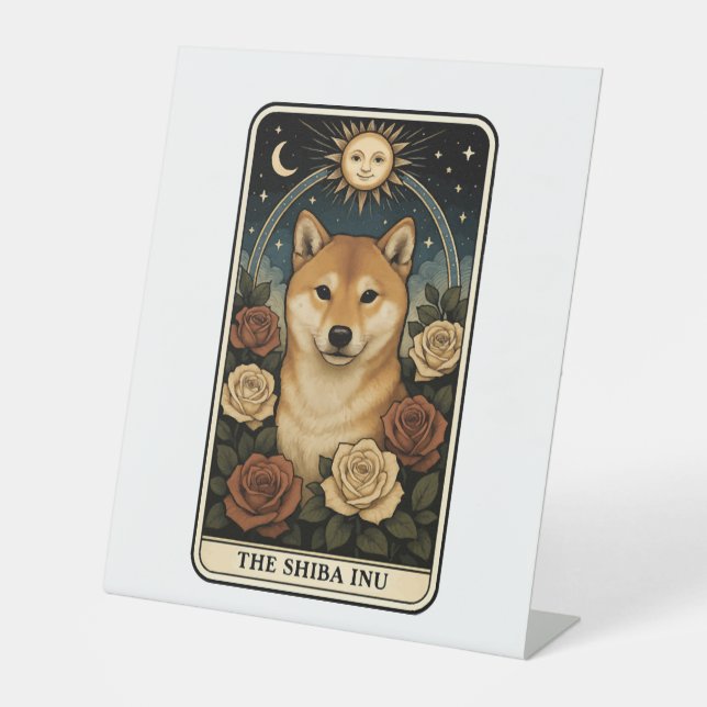 Signe De Table Shiba Inu (Recto)