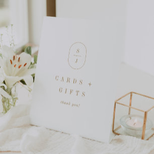 Signe De Table SHYLAH Elegant Gold Formal Wedmal Cartes et Cadeau