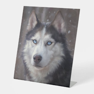 Signe De Table Sibérien Husky