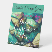 Signal de vendeur d'artisanat artisanal