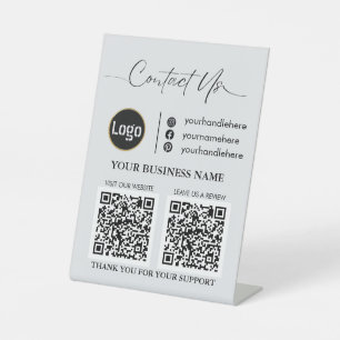 Signe De Table Signal modifiable pour les petites entreprises