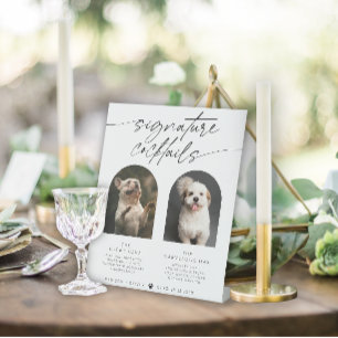 Signe De Table Signature Arch moderne Cocktails Photo Animaux