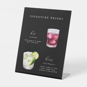 Signe De Table Signature Boissons Cocktails Mariages