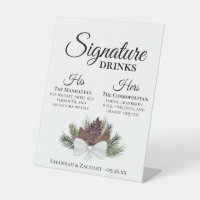 Signature Boissons Rustique Pinecones Bouquet Mari