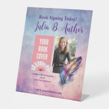 Signature du livre de l'auteur magique ou lancemen