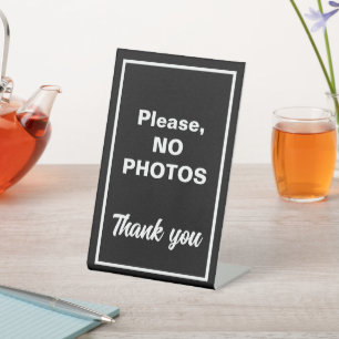 Signe De Table S'il vous plaît pas de photos
