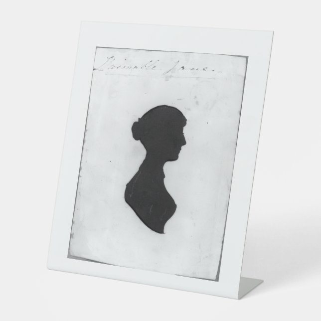 Signe De Table Silhouette de Jane Austen (Recto)