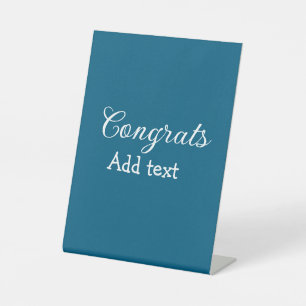 Signe De Table Simple congratulation graduation add your