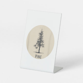 Signe De Table Single Pine Tree Outfit