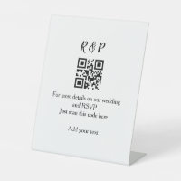 site web mariage rsvp q r code ajouter nom texte t