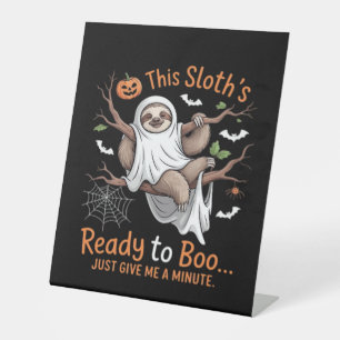 Signe De Table Sloth Halloween Sloths Cute Bat Vampire Essentiel
