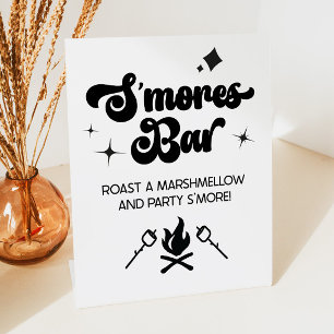 Signe De Table S'Mores Bar Marshmallow Roast Faisons la fête S'Mo