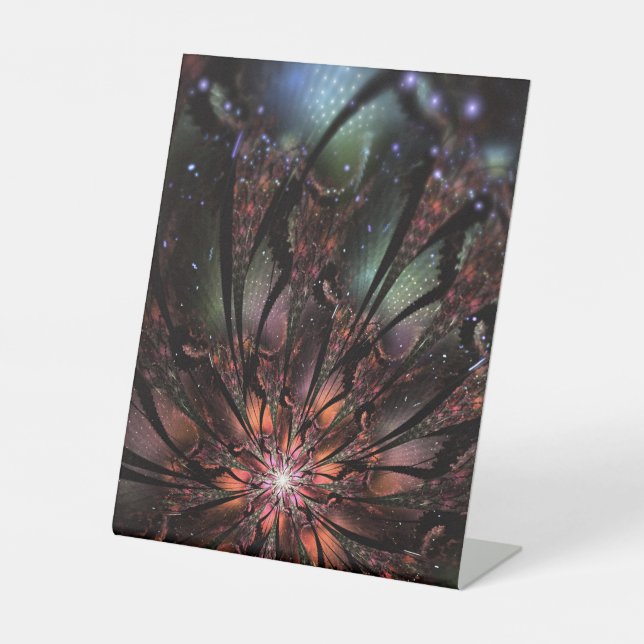 Signe De Table Soft and tenderness fractal fantasy flower  invita (Recto)