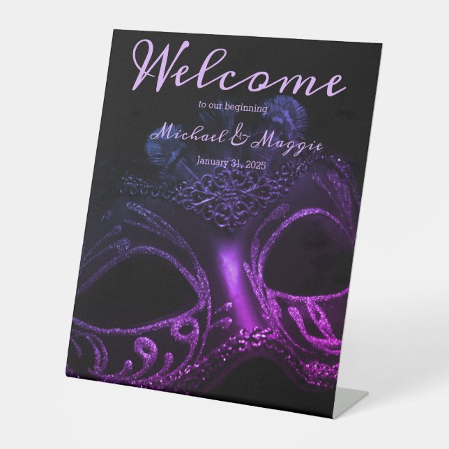 Signe De Table Soirée élégante (Recto)