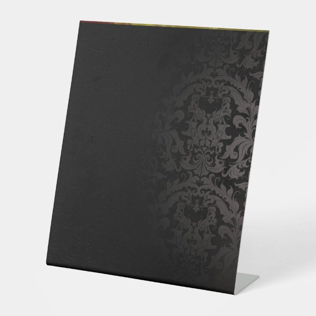 Signe De Table Solutions élégantes de signalisation d'événements (Recto)