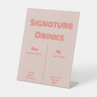 Signe De Table Son et ses boissons