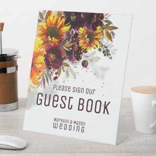 Signe De Table Sparkling Sun & Wine Livre d'invité