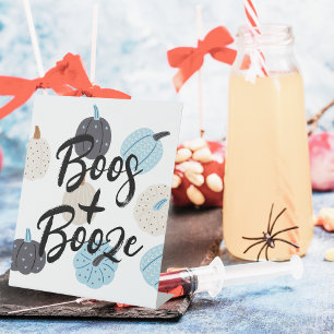 Signe De Table Spooky One   Anniversaire Halloween   Alcool Bleu