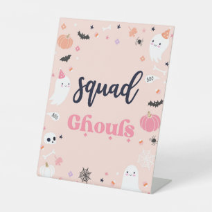 Signe De Table Squad Ghouls Jote Halloween Fantôme Décor Annivers