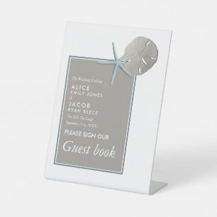 Signe De Table Starfish and Sand Dollar - Mariage plage