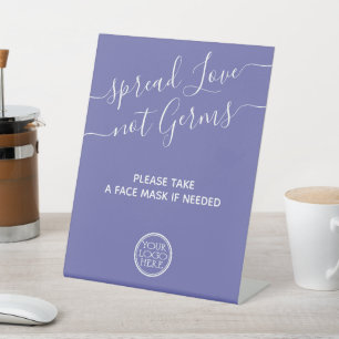 Signe De Table Station de masque faciale minimaliste moderne avec