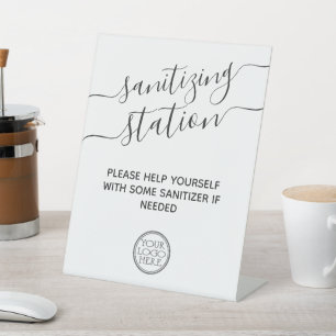 Signe De Table Station d'épuration minimale moderne avec sécurité