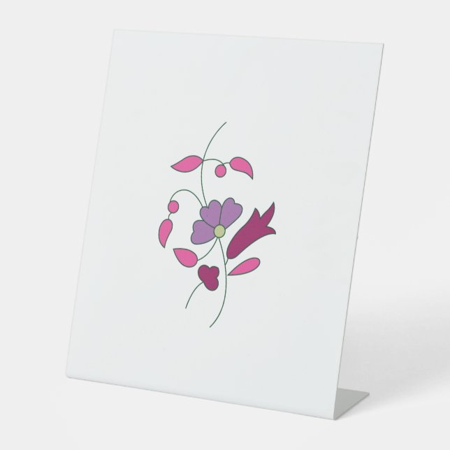 Signe De Table Style Ndrrmc, Purple Doux, Jazzberry Jam (Recto)