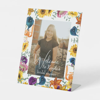 Signe De Table Sunflowers, Calla Lilies, Tiger Lily Bridal Shower