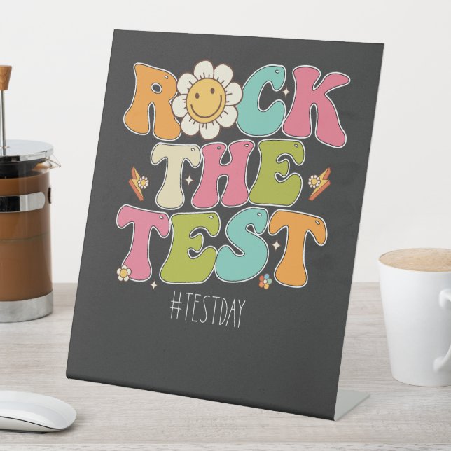 Signe De Table Super Rock Le Test Motivation Test Day (In SItu)