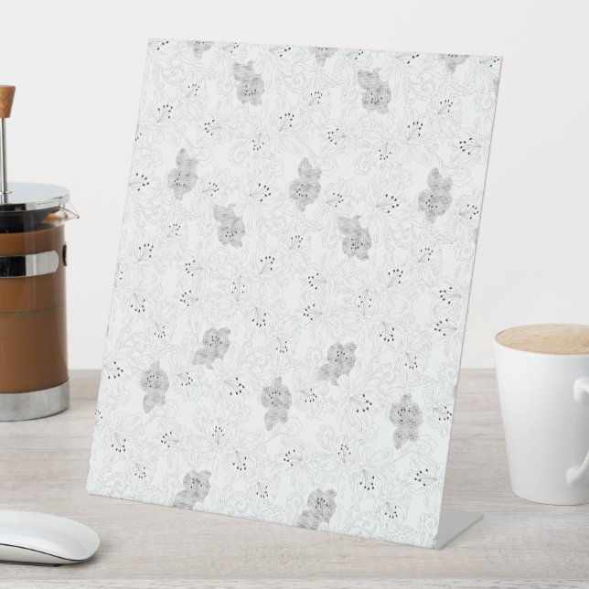 Signe De Table Superposition de grille transparente – Texture PNG (In SItu)