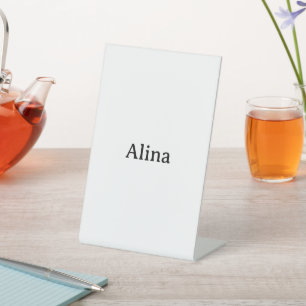 Signe De Table supprimer le texte ajouter son propre design 4" x