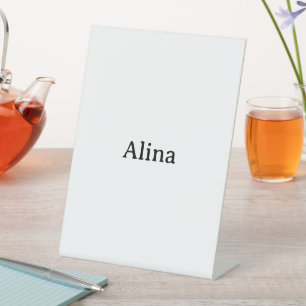 Signe De Table supprimer le texte ajouter son propre design 6" x