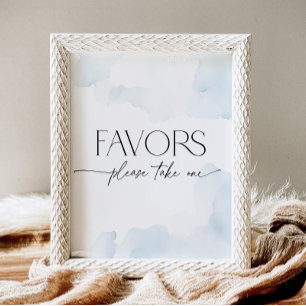 Signe De Table Sur Cloud Neuf Fêtes des mariées Dusty Blue Faveur