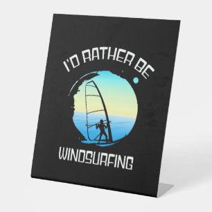 Signe De Table Surfer Plutôt Plutôt La Planche À Voile