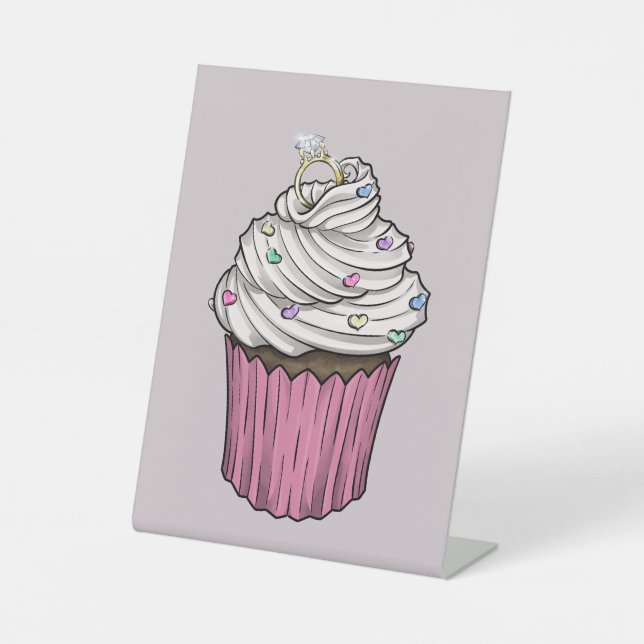 Signe De Table Sweet Proposition Cupcake (Recto)