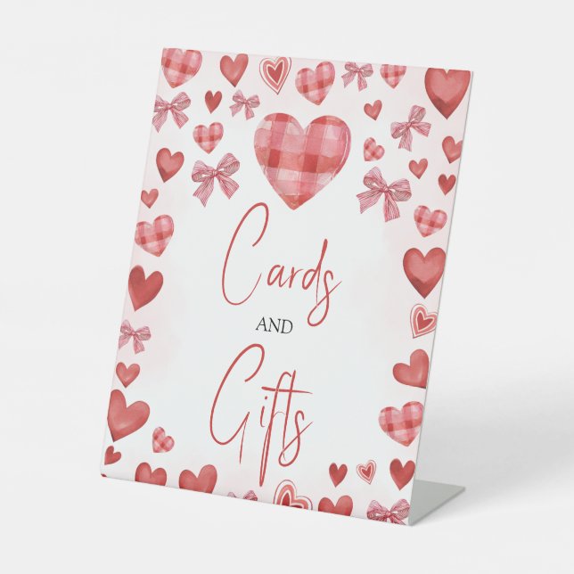Signe De Table Sweetheart Cards and Gifts Baby Shower Sign (Recto)
