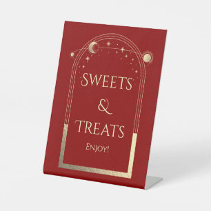 Signe De Table Sweets & Traitements Mystical Red Gold Mariage