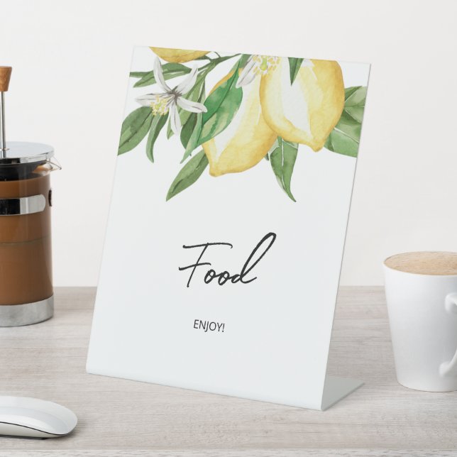 Signe De Table Symbole alimentaire Citron vert (In SItu)