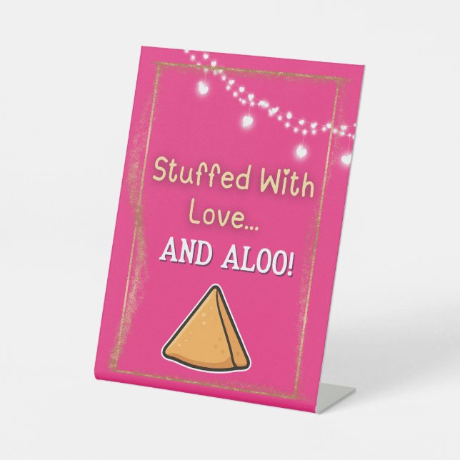 Signe De Table SYMBOLE ALIMENTAIRE DU Mariage pakistanais Desi In (Recto)