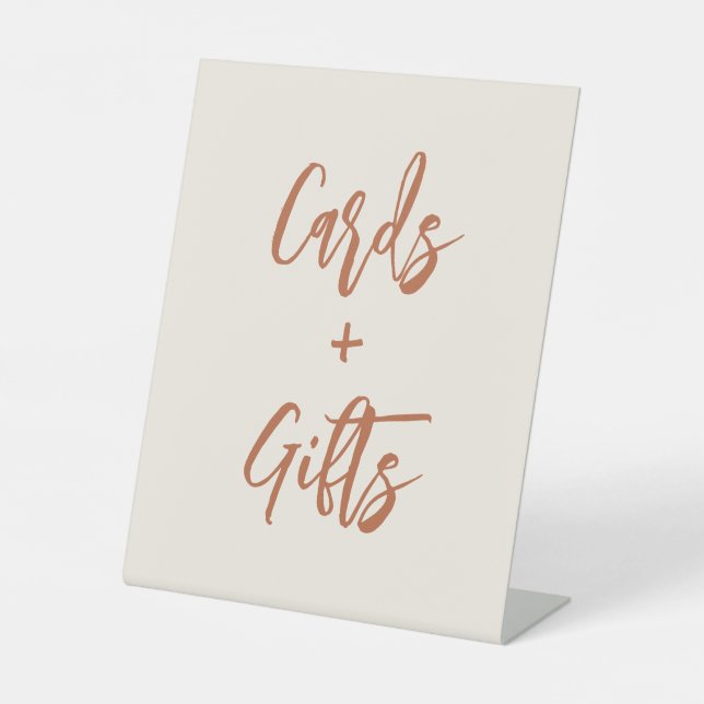 Signe De Table Symbole Boho Dessert Cartes de Mariage et Cadeaux (Recto)